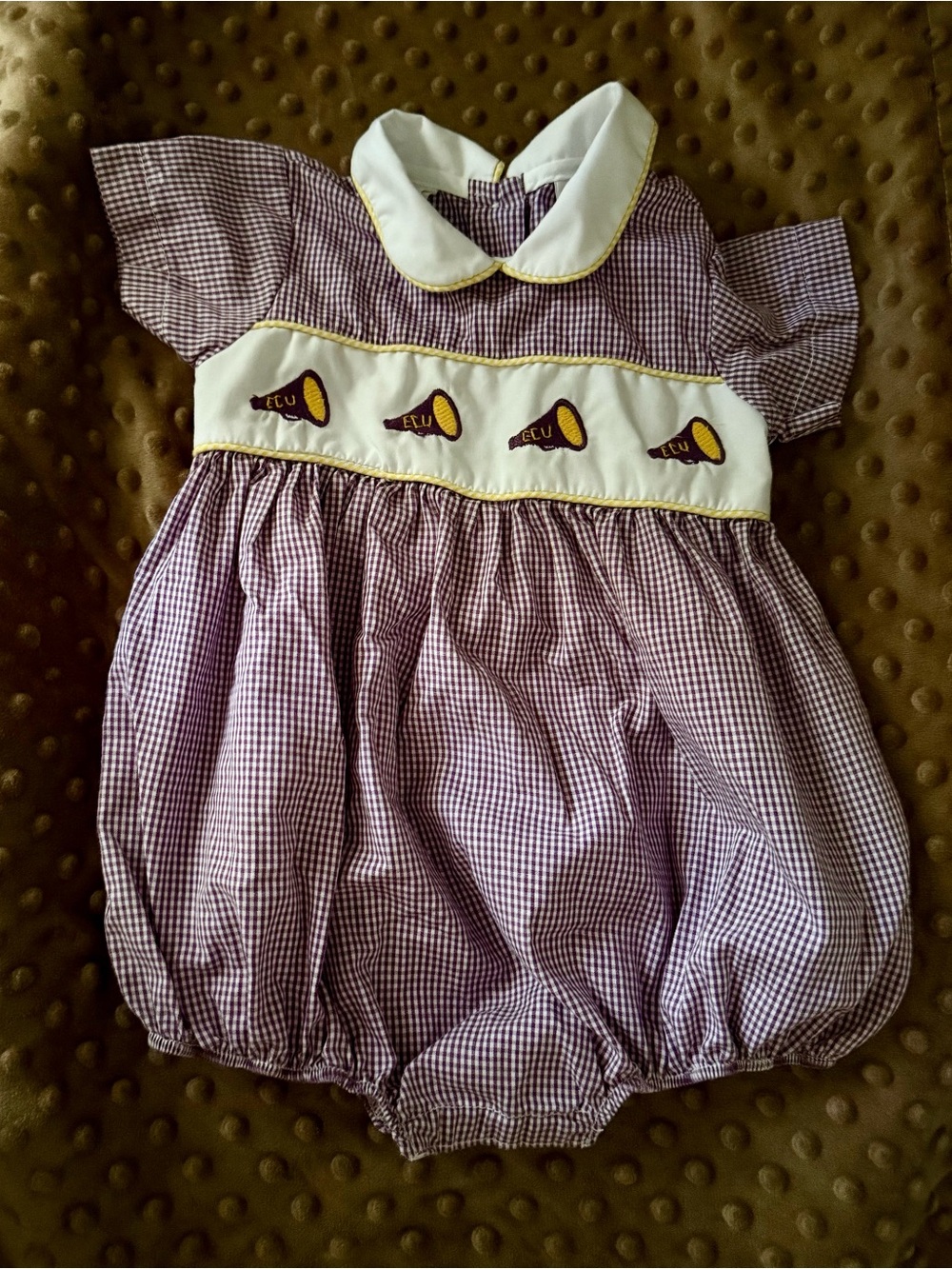 Lulu Bebe Baby Girls' Bubble Romper - ECU Pirates